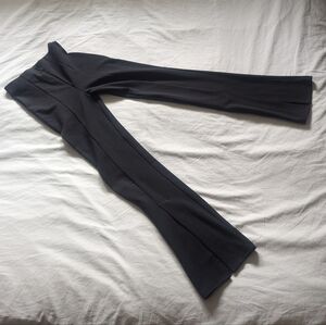 H&M Stretchy Pants With Flared Legs And Front Slit